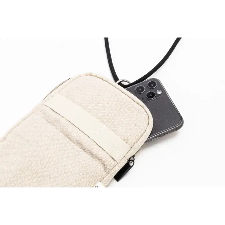 Recycled canvas crossbody mobile bag - AP800129 (ANDA#00)